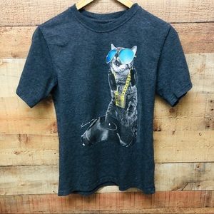 Cat T-shirt “Run Dog”
